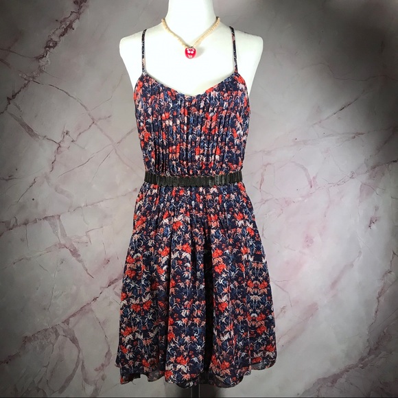 Sanctuary Dresses & Skirts - Sanctuary Pleated Racerback Floral Dress